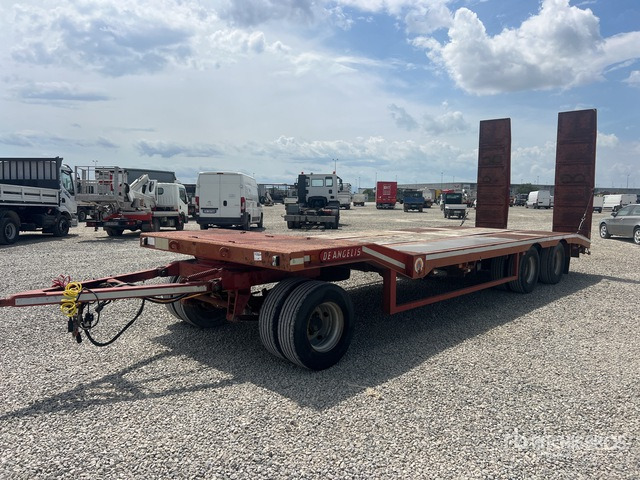 2002 DE Angelis 3R3201 8.45 m Tri/A Flatbed Trailer - Низкорамный прицеп: фото 2 2002 DE Angelis 3R3201 8.45 m Tri/A Flatbed Trailer - Низкорамный прицеп: фото 2