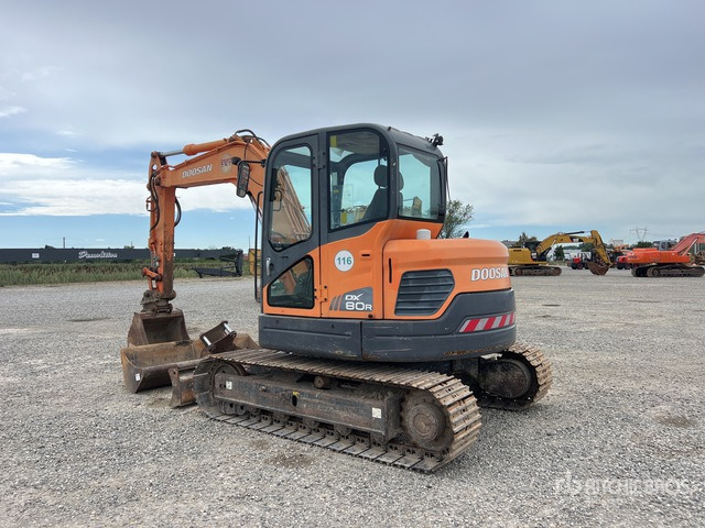 2009 Doosan DX80R Tracked Excavator - Гусеничный экскаватор: фото 4 2009 Doosan DX80R Tracked Excavator - Гусеничный экскаватор: фото 4