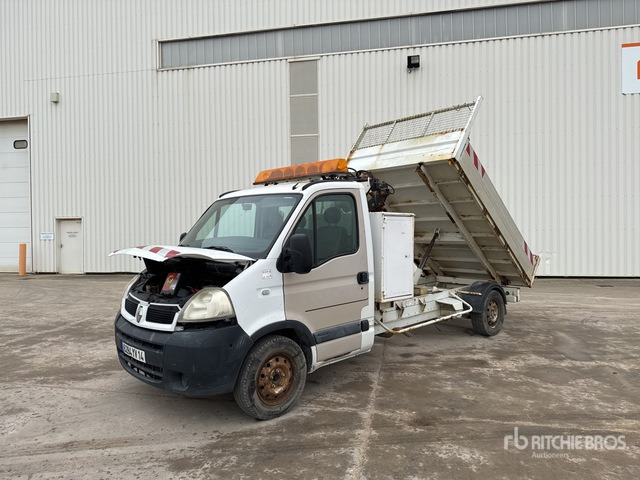 2006 Renault Master dCi 120 2014 HMF 152T2 12V 830 kg on 4x ... Dump Truck with Crane - Самосвал: фото 2 2006 Renault Master dCi 120 2014 HMF 152T2 12V 830 kg on 4x ... Dump Truck with Crane - Самосвал: фото 2