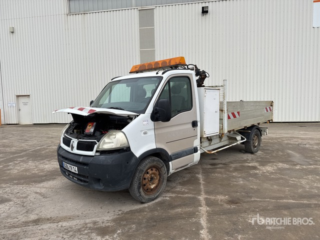 2006 Renault Master dCi 120 2014 HMF 152T2 12V 830 kg on 4x ... Dump Truck with Crane - Самосвал: фото 2 2006 Renault Master dCi 120 2014 HMF 152T2 12V 830 kg on 4x ... Dump Truck with Crane - Самосвал: фото 2