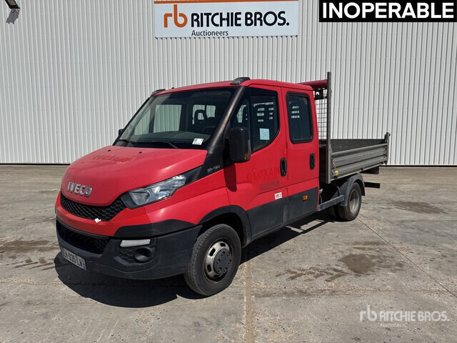 2016 Iveco 35-130 Camion Benne (Inoperable) Dump Truck: Light Duty - Малотоннажный самосвал: фото 1 2016 Iveco 35-130 Camion Benne (Inoperable) Dump Truck: Light Duty - Малотоннажный самосвал: фото 1
