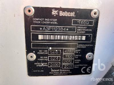 BOBCAT T650 Chargeuse Compacte Sur Chenilles - Мини-погрузчик с бортовым поворотом: фото 5 BOBCAT T650 Chargeuse Compacte Sur Chenilles - Мини-погрузчик с бортовым поворотом: фото 5