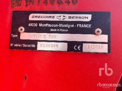 GREGOIRE BESSON COVER X T80 7.5 m Semi-Mount Offset Breaking - Дисковая борона: фото 5 GREGOIRE BESSON COVER X T80 7.5 m Semi-Mount Offset Breaking - Дисковая борона: фото 5