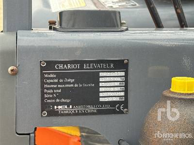 HELI H2000 3500 kg Chariot Elevateur (Inop ... - Вилочный погрузчик: фото 5 HELI H2000 3500 kg Chariot Elevateur (Inop ... - Вилочный погрузчик: фото 5