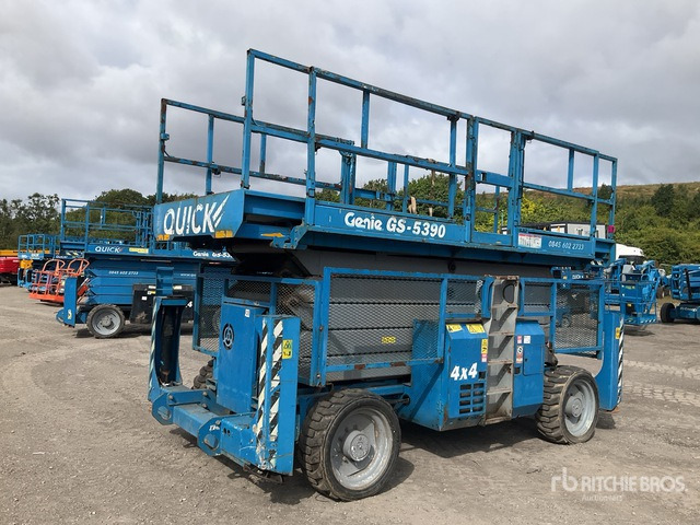 2008 Genie GS5390 4x4 Diesel Scissor Lift - Ножничный подъемник: фото 1 2008 Genie GS5390 4x4 Diesel Scissor Lift - Ножничный подъемник: фото 1