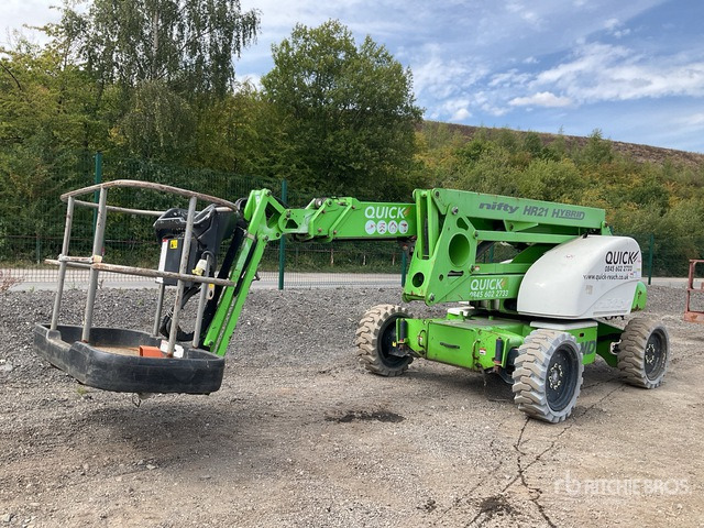 2015 Nifty HR21 4WD Hybrid Articulating Boom Lift - Коленчатый подъемник: фото 1 2015 Nifty HR21 4WD Hybrid Articulating Boom Lift - Коленчатый подъемник: фото 1