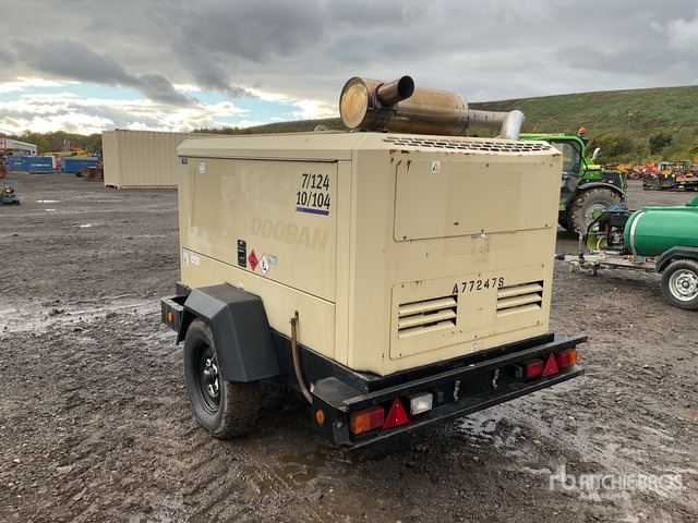 2017 Doosan 7/124-10/104 Mobile Air Compressor - Воздушный компрессор: фото 3 2017 Doosan 7/124-10/104 Mobile Air Compressor - Воздушный компрессор: фото 3