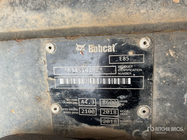 2018 Bobcat E85 Tracked Excavator - Гусеничный экскаватор: фото 1 2018 Bobcat E85 Tracked Excavator - Гусеничный экскаватор: фото 1