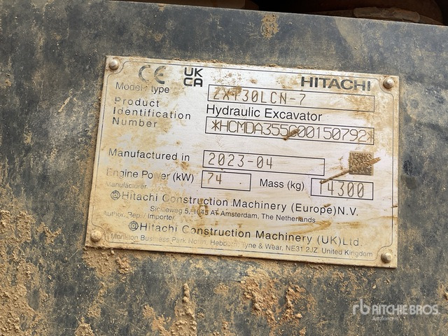 2023 Hitachi ZX130LCN-7 Tracked Excavator - Гусеничный экскаватор: фото 1 2023 Hitachi ZX130LCN-7 Tracked Excavator - Гусеничный экскаватор: фото 1