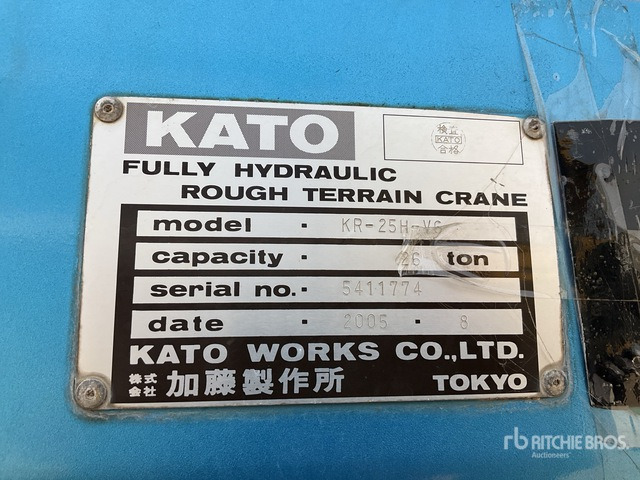 2005 Kato KR-25 4x4x4 Rough Terrain Crane - Косилка-измельчитель/ Мульчер: фото 1 2005 Kato KR-25 4x4x4 Rough Terrain Crane - Косилка-измельчитель/ Мульчер: фото 1