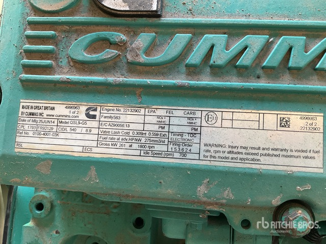 2011 Cummins 385 kVA Skid-Mounted Generator Set - Электрогенератор: фото 5 2011 Cummins 385 kVA Skid-Mounted Generator Set - Электрогенератор: фото 5