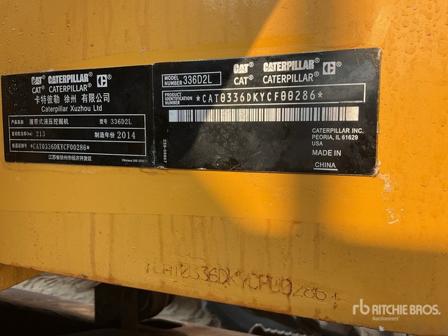 2014 Cat 336D2L - Гусеничный экскаватор: фото 2 2014 Cat 336D2L - Гусеничный экскаватор: фото 2