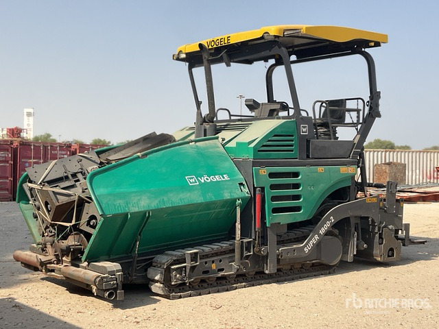 2014 Vogele Super 1800-2 Track Asphalt Paver - Асфальтоукладчик: фото 1 2014 Vogele Super 1800-2 Track Asphalt Paver - Асфальтоукладчик: фото 1