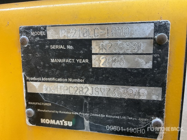 2025 Komatsu PC210LC-10M0 (Unused) Tracked Excavator - Гусеничный экскаватор: фото 3 2025 Komatsu PC210LC-10M0 (Unused) Tracked Excavator - Гусеничный экскаватор: фото 3