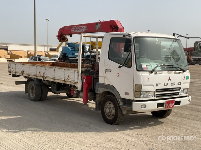 Mitsubishi KK-FK71HJ - Грузовик бортовой/ Платформа, Автоманипулятор: фото 1 Mitsubishi KK-FK71HJ - Грузовик бортовой/ Платформа, Автоманипулятор: фото 1