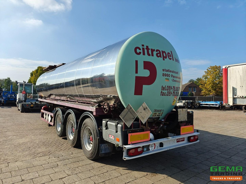 Atcomex TO/27TRI/38ST Bitum - 3-Assen ROR - ADR FL AT - 30.000L - LiftAs - Schijfremmen - Полуприцеп-цистерна: фото 3 Atcomex TO/27TRI/38ST Bitum - 3-Assen ROR - ADR FL AT - 30.000L - LiftAs - Schijfremmen - Полуприцеп-цистерна: фото 3