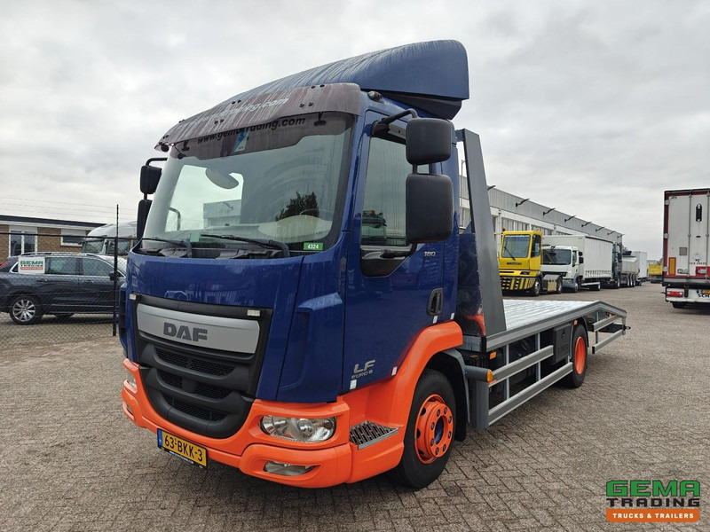 DAF LF 180 FA 4x2 Dagcab Euro6C - Oprijwagen/Machine transporter 5.3m + Lier 5900kg - Trekhaak - 09/2026 APK - NieuweOPbouw! - Автовоз: фото 1 DAF LF 180 FA 4x2 Dagcab Euro6C - Oprijwagen/Machine transporter 5.3m + Lier 5900kg - Trekhaak - 09/2026 APK - NieuweOPbouw! - Автовоз: фото 1