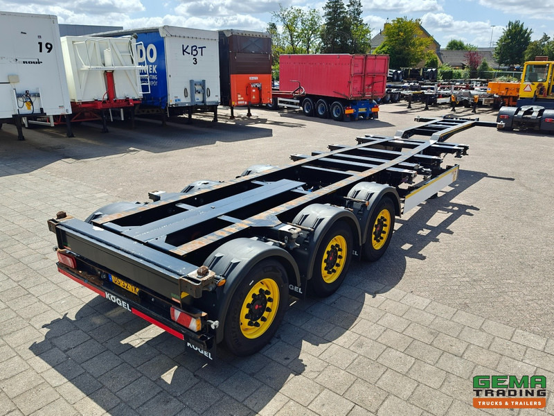 Kögel PORT 40 SIMPLEX 20 3-Assen SAF - Schijfremmen - 2x20FT/30FT/40FT - Achterschuiver - Полуприцеп-контейнеровоз/ Сменный кузов: фото 5 Kögel PORT 40 SIMPLEX 20 3-Assen SAF - Schijfremmen - 2x20FT/30FT/40FT - Achterschuiver - Полуприцеп-контейнеровоз/ Сменный кузов: фото 5
