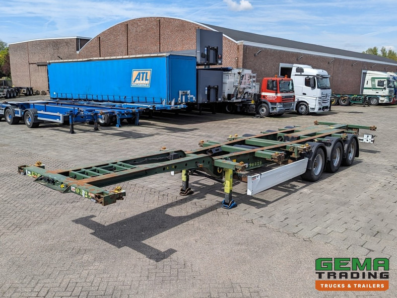 Krone SD 27 3-Assen BPW RearSlider - DrumBrakes - 5280kg (O1852) - Полуприцеп-контейнеровоз/ Сменный кузов: фото 1 Krone SD 27 3-Assen BPW RearSlider - DrumBrakes - 5280kg (O1852) - Полуприцеп-контейнеровоз/ Сменный кузов: фото 1