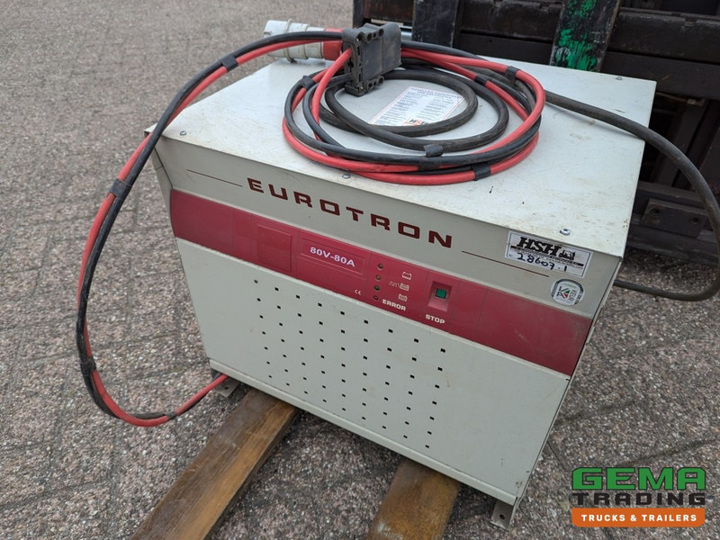 Электропогрузчик Linde E30 02 - 4058 uur - Duplex Mast - Volrubber Banden - Eurotron 80V-80A Oplader (M34): фото 7