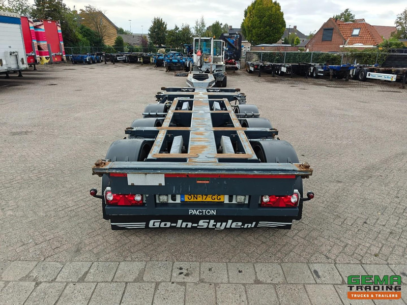 Полуприцеп-контейнеровоз/ Сменный кузов Pacton ET3 3-Assen SAF - MULTI - Schijfremmen - LiftAs - 3x Uitschuifbaar - 03/2026 APK: фото 7