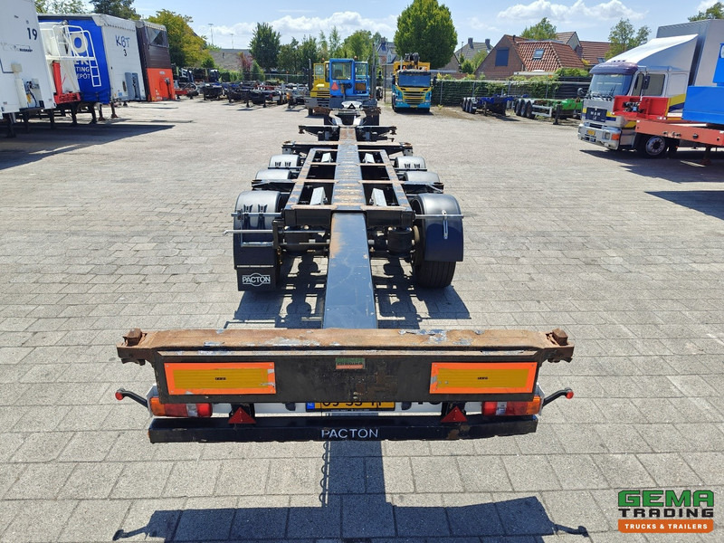 Полуприцеп-контейнеровоз/ Сменный кузов Pacton T3-010 3-Assen SAF - MULTI - Trommelremmen - LiftAs - 3x Uitschuifbaar: фото 6