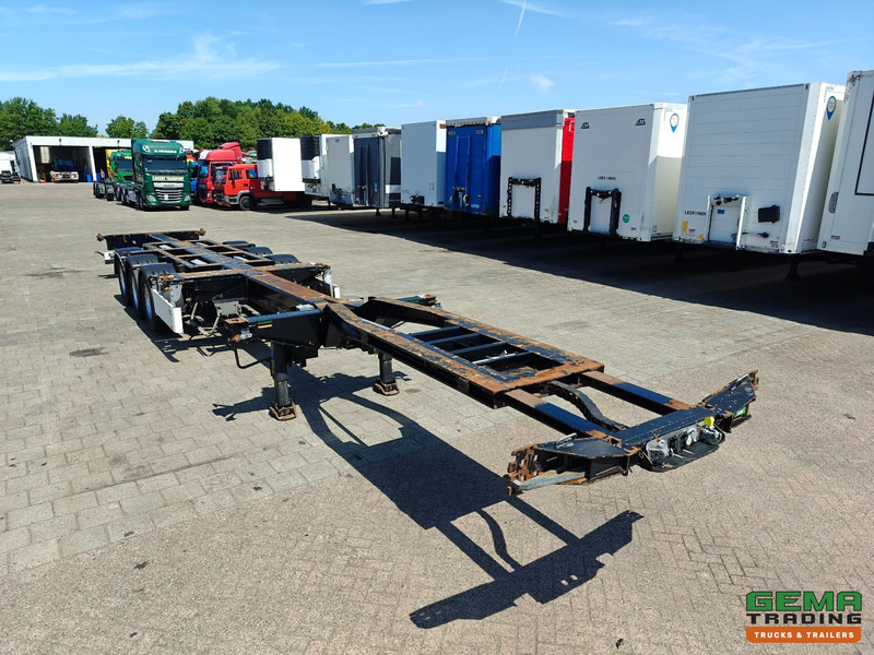 Полуприцеп-контейнеровоз/ Сменный кузов Pacton T3-010 3-Assen SAF - MULTI - Trommelremmen - LiftAs - 3x Uitschuifbaar: фото 7