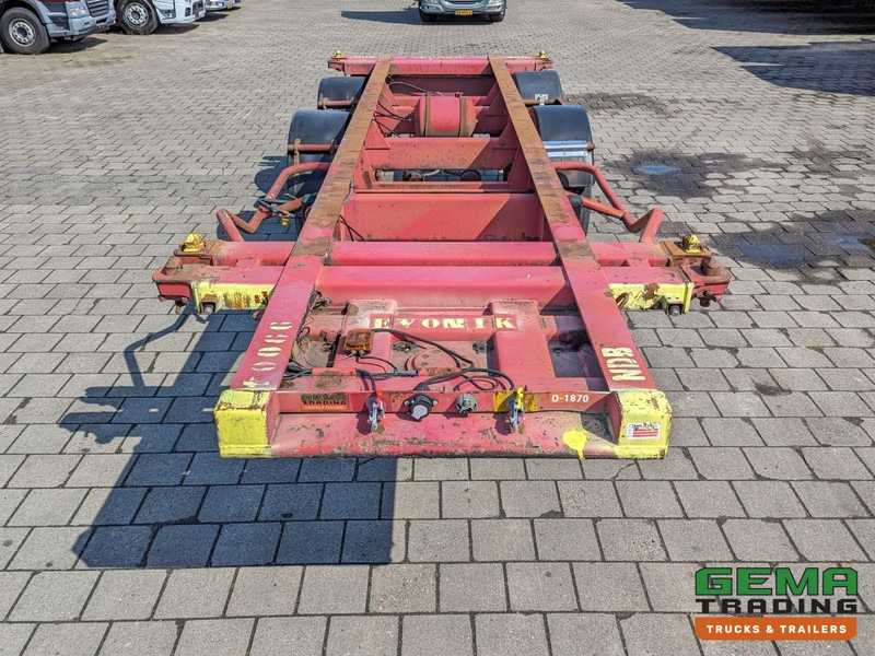 Полуприцеп-контейнеровоз/ Сменный кузов SHLADOT SD-901M 2-Assen ROR DrumBrakes - SteelSuspension - 20FT Connection (O1870): фото 6