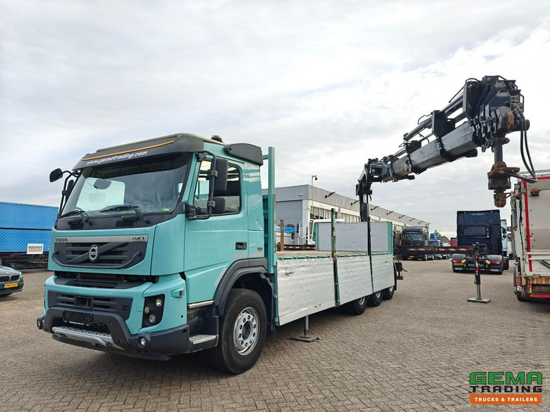 Volvo FMX 410 8x4/4 Dagcab Euro5 - Open Laadbak 6.8m + Hiab 244 E-6 Hipro - 258.000km - Naafreductie - 05/2026 APK - Грузовик бортовой/ Платформа, Автоманипулятор: фото 4 Volvo FMX 410 8x4/4 Dagcab Euro5 - Open Laadbak 6.8m + Hiab 244 E-6 Hipro - 258.000km - Naafreductie - 05/2026 APK - Грузовик бортовой/ Платформа, Автоманипулятор: фото 4