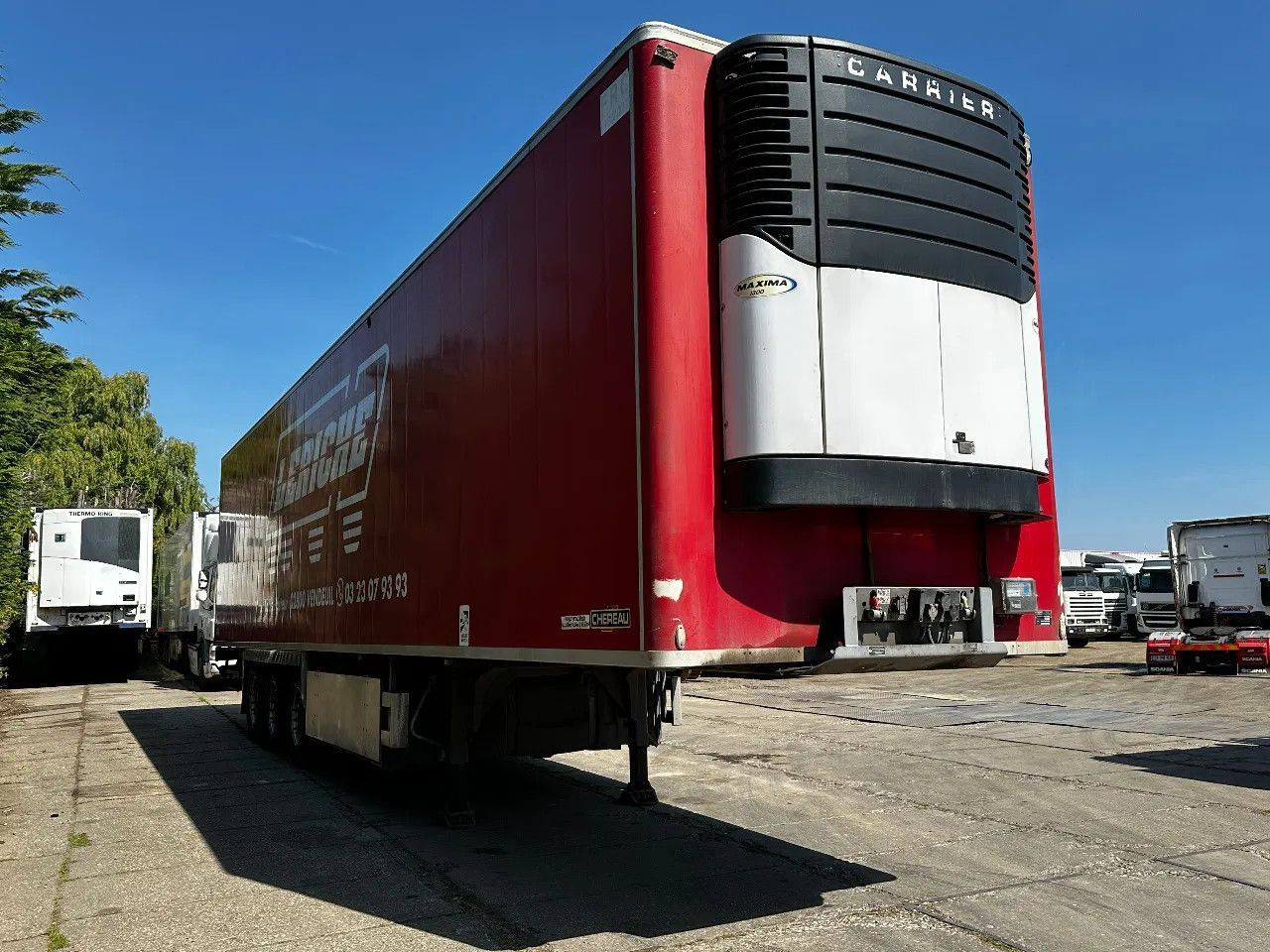 Chereau Frigo Carier Maxima 1300 3 axle 7CM Side H2.70 - Полуприцеп-рефрижератор: фото 2 Chereau Frigo Carier Maxima 1300 3 axle 7CM Side H2.70 - Полуприцеп-рефрижератор: фото 2