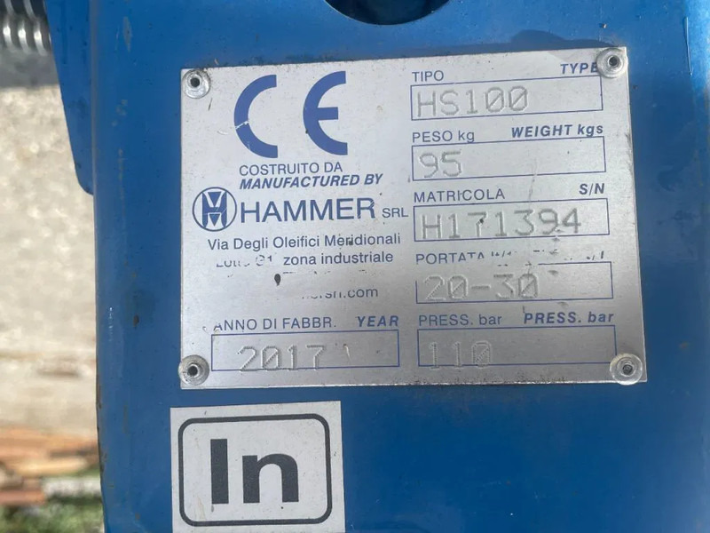 Onbekend Hammer HS100 Hydraulic Breaker Skid steer - Навесное оборудование для Строительной техники: фото 5 Onbekend Hammer HS100 Hydraulic Breaker Skid steer - Навесное оборудование для Строительной техники: фото 5