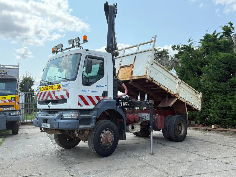 Renault Kerax 400 4X4 Tipper + Hiab 085 Spring/Spring EURO 2 ZF Manual Gearbox - Самосвал, Автоманипулятор: фото 2 Renault Kerax 400 4X4 Tipper + Hiab 085 Spring/Spring EURO 2 ZF Manual Gearbox - Самосвал, Автоманипулятор: фото 2