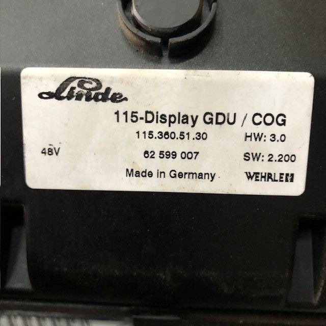 115-Display GDU/COG for Linde - Электрическая система для Погрузочно-разгрузочной техники: фото 4 115-Display GDU/COG for Linde - Электрическая система для Погрузочно-разгрузочной техники: фото 4