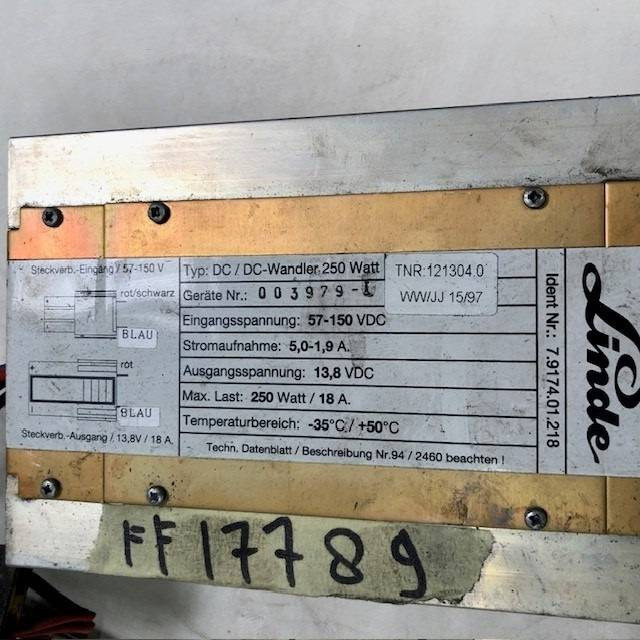 DC/DC Converter 80V-12V - Электрическая система для Погрузочно-разгрузочной техники: фото 3 DC/DC Converter 80V-12V - Электрическая система для Погрузочно-разгрузочной техники: фото 3