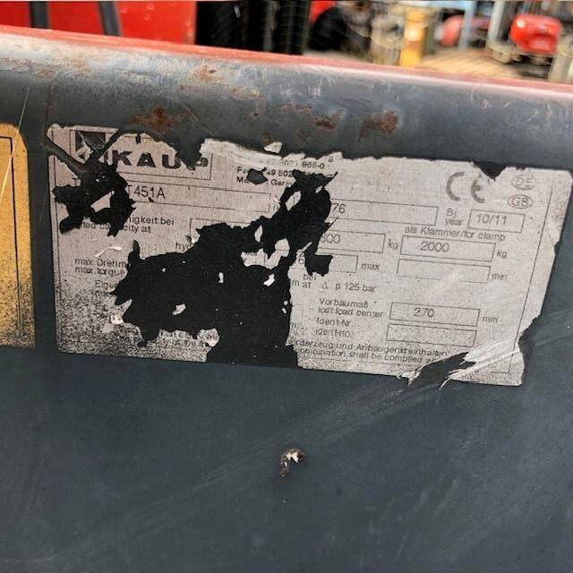 Kaup 360°Rotator fork clamp - Захват: фото 3 Kaup 360°Rotator fork clamp - Захват: фото 3