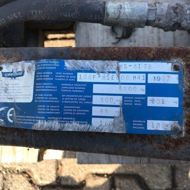 CASCADE FORKPOSITIONER WITH SEPARATE SIDE SHIFT - Навесное оборудование: фото 5 CASCADE FORKPOSITIONER WITH SEPARATE SIDE SHIFT - Навесное оборудование: фото 5