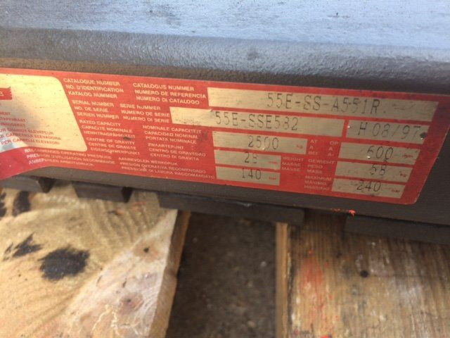 Cascade Sideshift for Atlet UNS / 140DTFURE 675 - Навесное оборудование для Погрузочно-разгрузочной техники: фото 3 Cascade Sideshift for Atlet UNS / 140DTFURE 675 - Навесное оборудование для Погрузочно-разгрузочной техники: фото 3