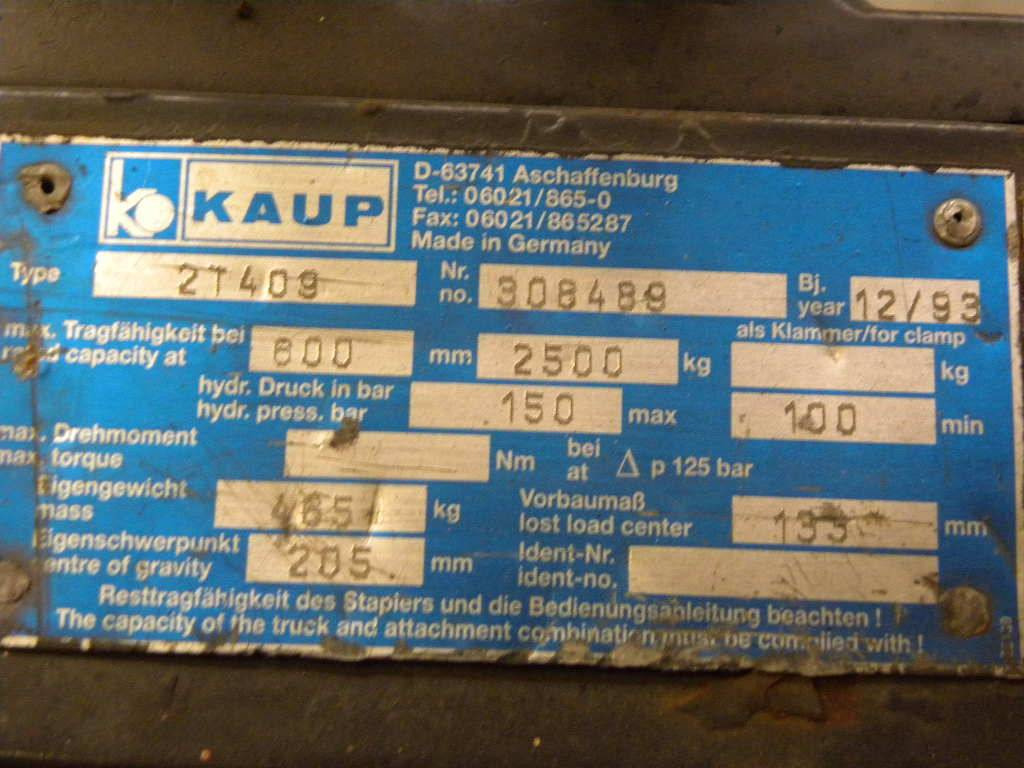 Kaup Double pallet handler - Навесное оборудование: фото 3 Kaup Double pallet handler - Навесное оборудование: фото 3