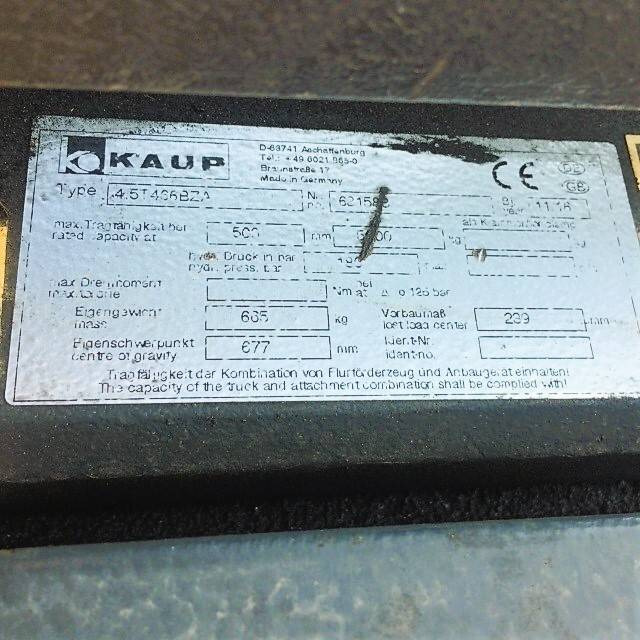 Kaup Fork positioner with separate sideshift - Навесное оборудование: фото 1 Kaup Fork positioner with separate sideshift - Навесное оборудование: фото 1
