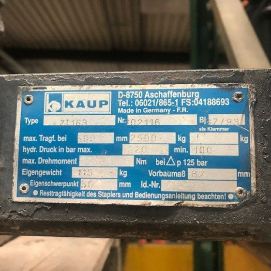 Навесное оборудование для Погрузочно-разгрузочной техники Kaup Fork positoner with sideshift: фото 1