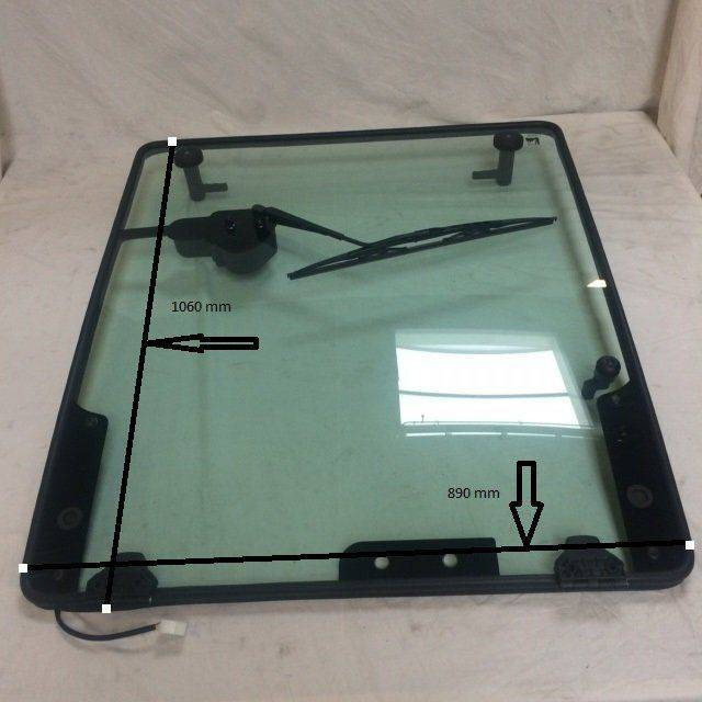 Rear windows for Caterpillar / Mitsubishi - Стекло и запчасти для Погрузочно-разгрузочной техники: фото 2 Rear windows for Caterpillar / Mitsubishi - Стекло и запчасти для Погрузочно-разгрузочной техники: фото 2