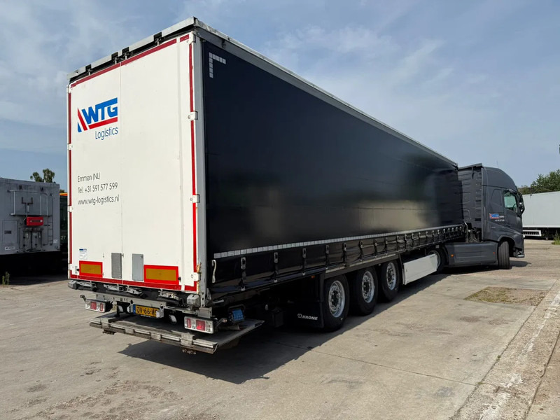 Тентованный полуприцеп Krone SD Liftas 2 ton laadklep, top conditie APK 05-2026: фото 14