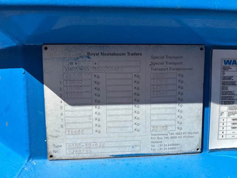Nooteboom OSDS-48-03V 6M Uitschuifbaar Naloop stuuras Verbreders в лизинг Nooteboom OSDS-48-03V 6M Uitschuifbaar Naloop stuuras Verbreders: фото 12 Nooteboom OSDS-48-03V 6M Uitschuifbaar Naloop stuuras Verbreders в лизинг Nooteboom OSDS-48-03V 6M Uitschuifbaar Naloop stuuras Verbreders: фото 12