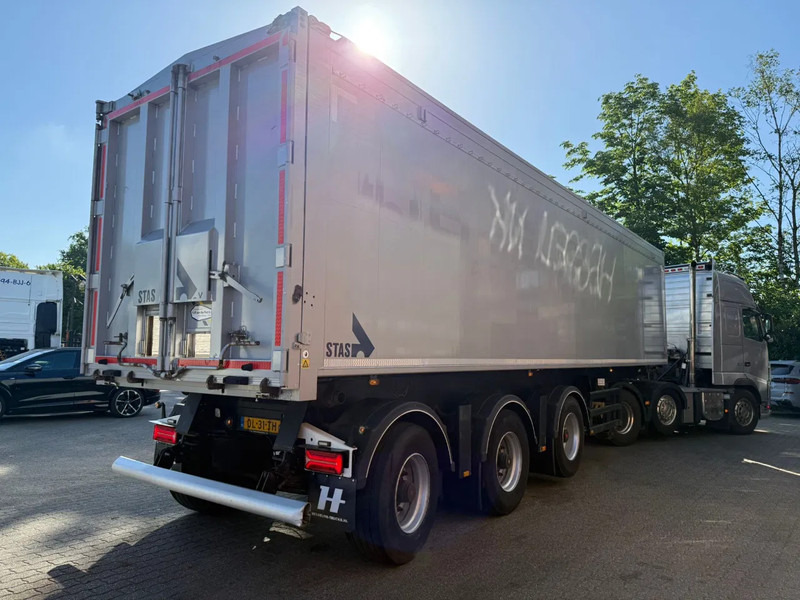 Stas SA345K 60m3 Vol-alu Klep/deuren 10 tons assen Liftas Stuuras - Самосвальный полуприцеп: фото 1 Stas SA345K 60m3 Vol-alu Klep/deuren 10 tons assen Liftas Stuuras - Самосвальный полуприцеп: фото 1