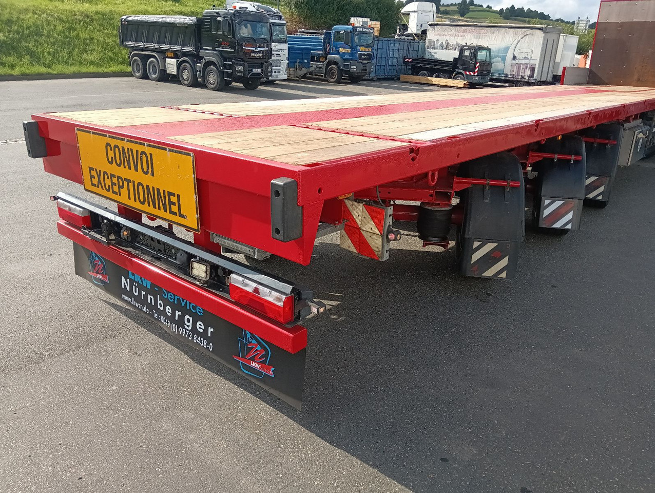 Schwarzmüller 3-A TELE-Plateau TRIDEC REIFEN/BREMSE/LACK/TÜV - Полуприцеп бортовой/ Платформа: фото 3 Schwarzmüller 3-A TELE-Plateau TRIDEC REIFEN/BREMSE/LACK/TÜV - Полуприцеп бортовой/ Платформа: фото 3