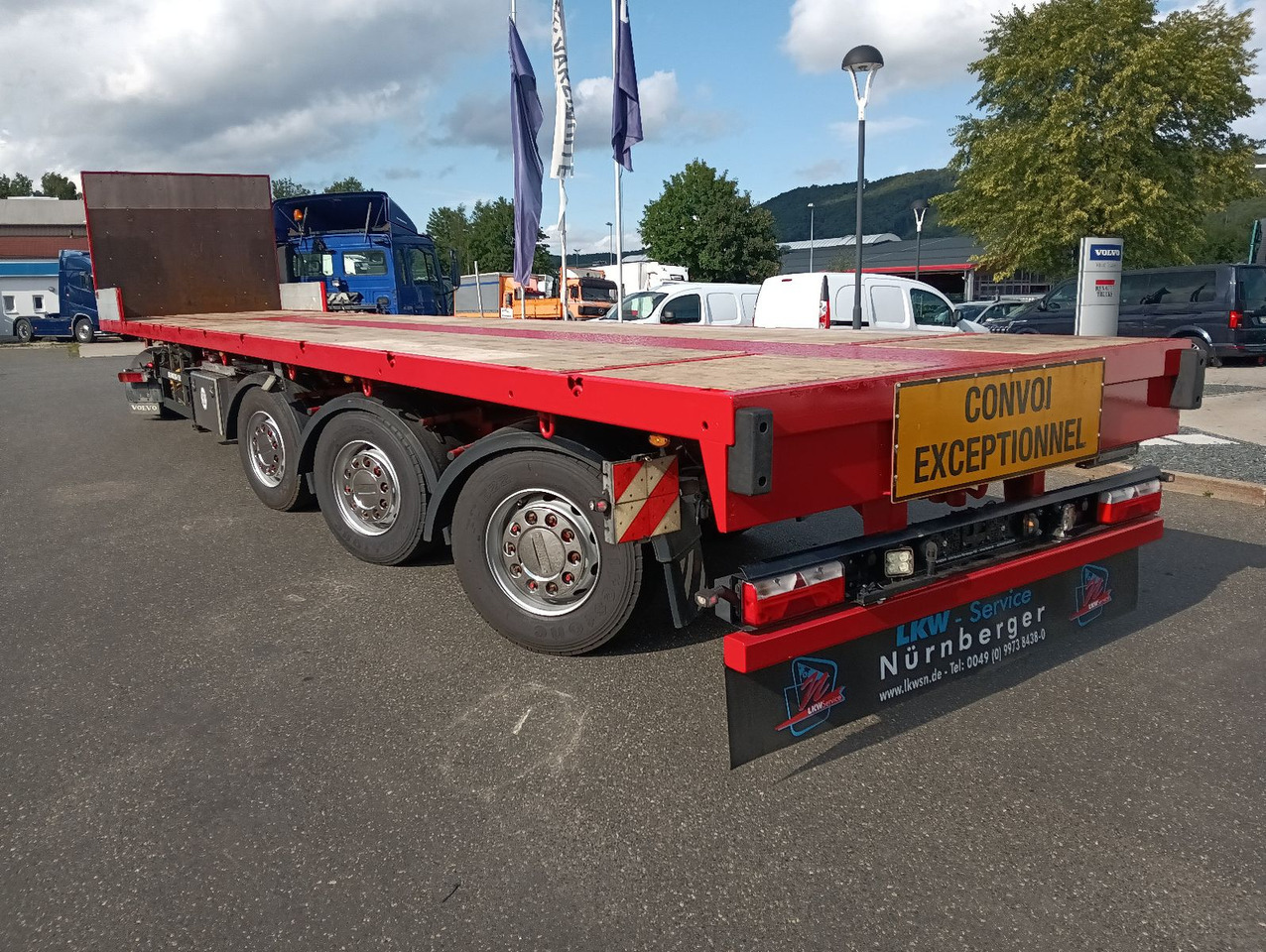 Schwarzmüller 3-A TELE-Plateau TRIDEC REIFEN/BREMSE/LACK/TÜV - Полуприцеп бортовой/ Платформа: фото 1 Schwarzmüller 3-A TELE-Plateau TRIDEC REIFEN/BREMSE/LACK/TÜV - Полуприцеп бортовой/ Платформа: фото 1