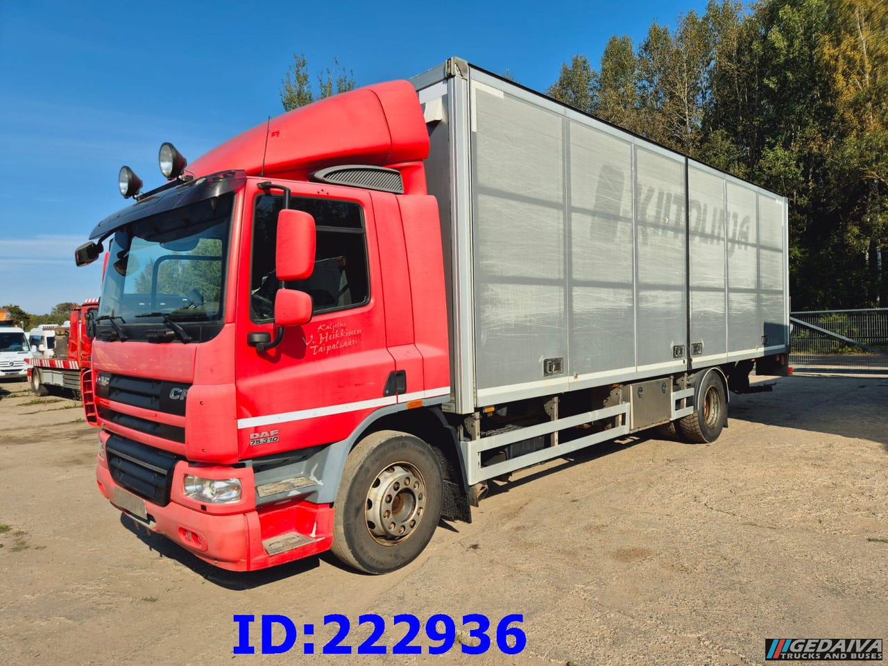 DAF CF 75.310 - Euro5 - Грузовик с закрытым кузовом: фото 1 DAF CF 75.310 - Euro5 - Грузовик с закрытым кузовом: фото 1