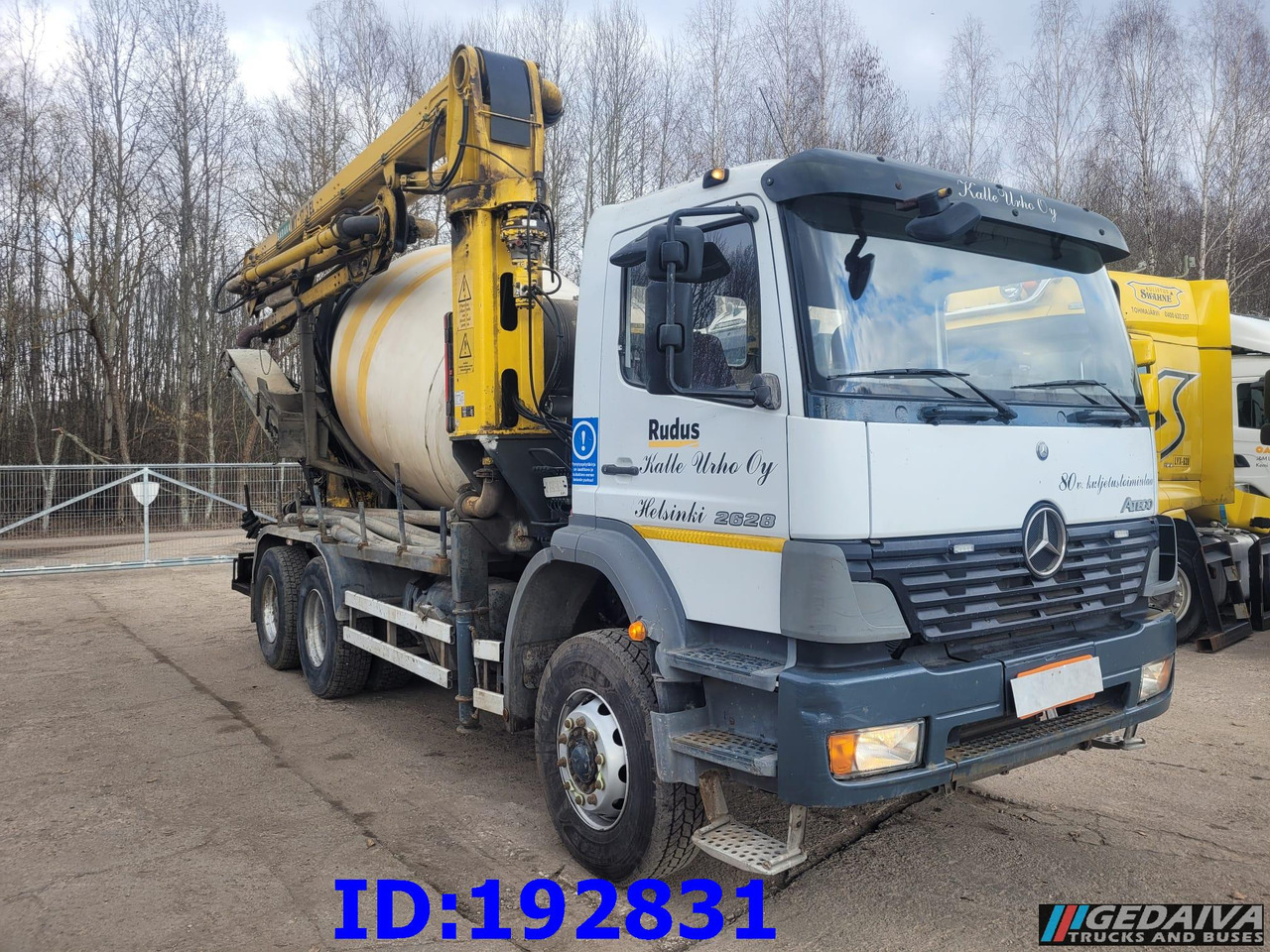 MERCEDES-BENZ Atego 2628 6x4 Schwing 17m 9m3 - Автобетононасос: фото 1 MERCEDES-BENZ Atego 2628 6x4 Schwing 17m 9m3 - Автобетононасос: фото 1