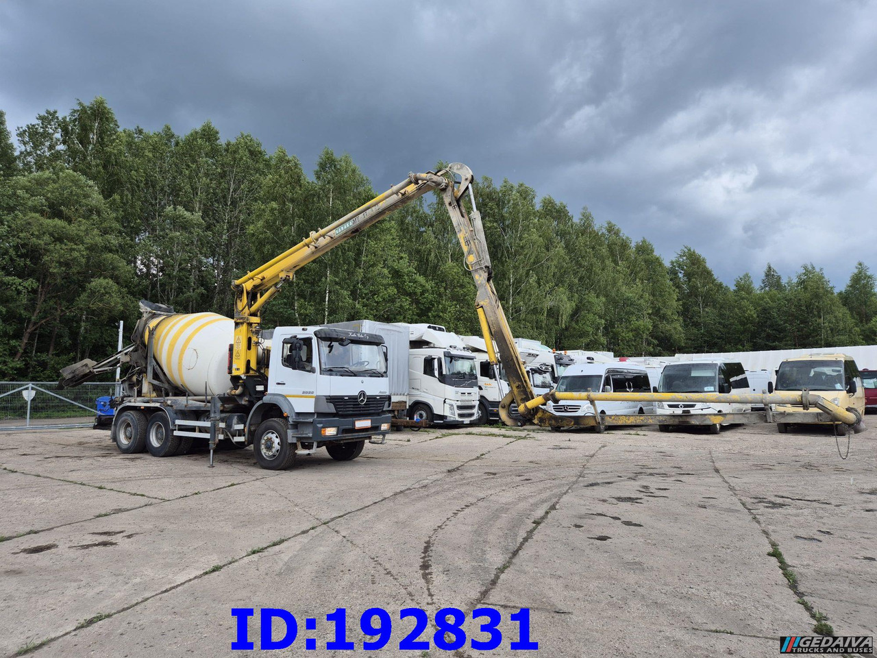 MERCEDES-BENZ Atego 2628 6x4 Schwing 17m 9m3 - Автобетононасос: фото 4 MERCEDES-BENZ Atego 2628 6x4 Schwing 17m 9m3 - Автобетононасос: фото 4