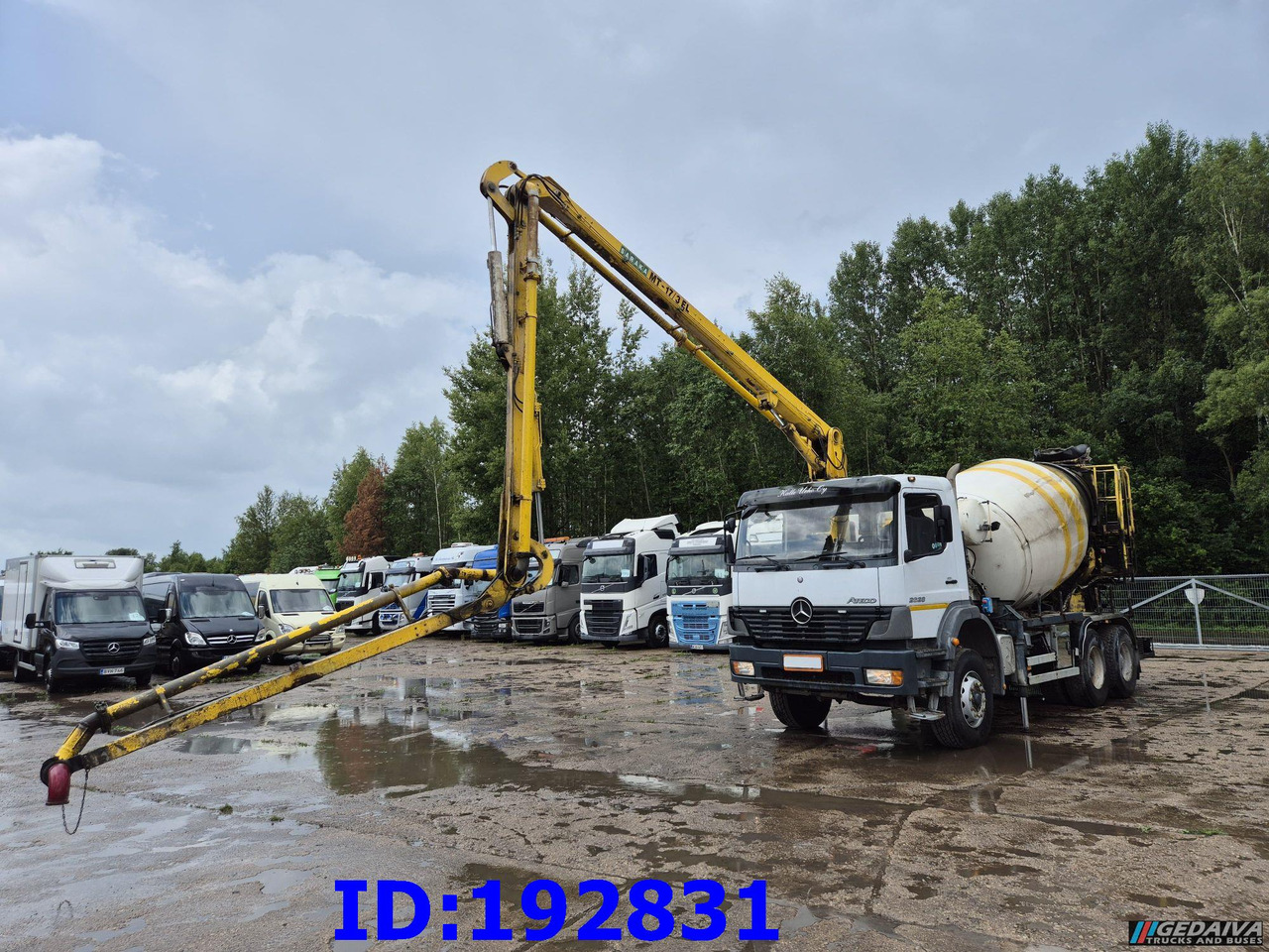 MERCEDES-BENZ Atego 2628 6x4 Schwing 17m 9m3 - Автобетононасос: фото 1 MERCEDES-BENZ Atego 2628 6x4 Schwing 17m 9m3 - Автобетононасос: фото 1